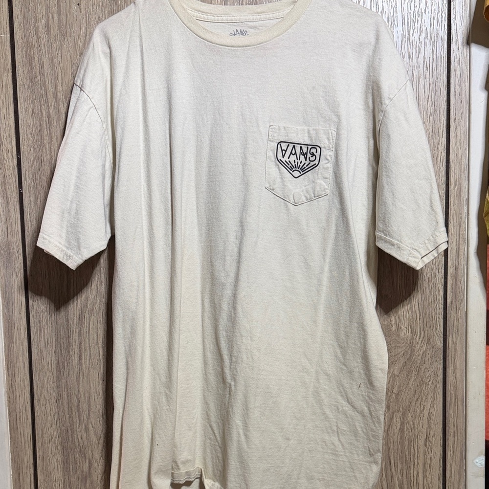 Vans Off-White Men's Short Sleeve Tee